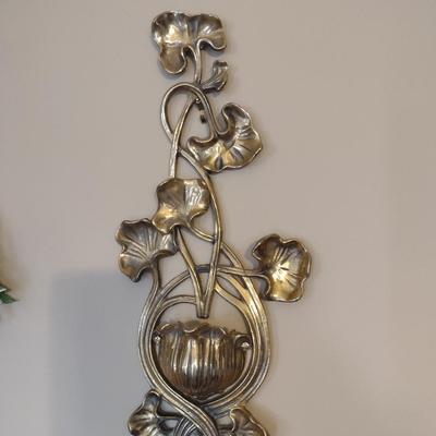 Pair of Brass Wall Pockets- Approx 16" Tall