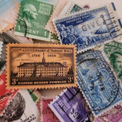Bag of Cancelled American Stamps