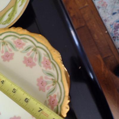 Collection of Hand Painted Plates- Mostly Fruits and Floral Designs- Assorted Sizes