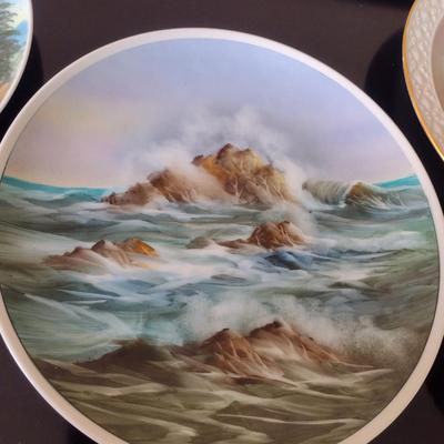 Collection of Hand Painted Plates- Assorted Sizes