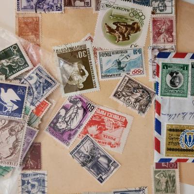 Envelope of Foreign Stamps