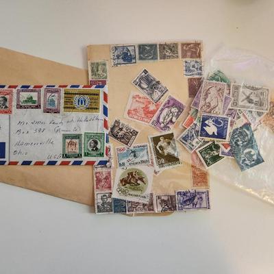 Envelope of Foreign Stamps