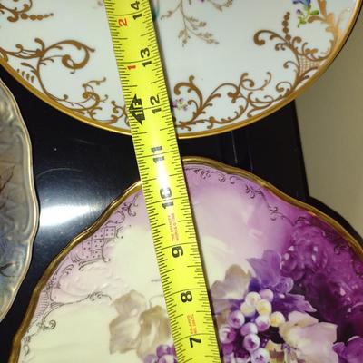 Collection of China Plates- Mostly Hand Painted- Assorted Sizes and Designs