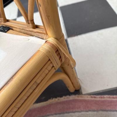 Vintage Bamboo Set of One Sofa and Two Chairs