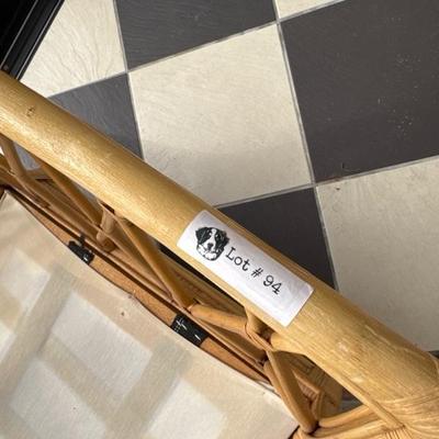 Vintage Bamboo Set of One Sofa and Two Chairs