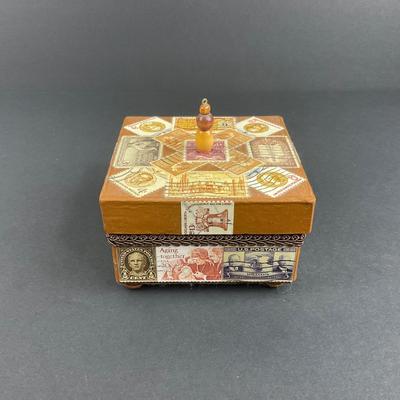 -109- COSTUME JEWELRY | Art Deco Belt, Beaded Snake Bracelet, & Handmade Box