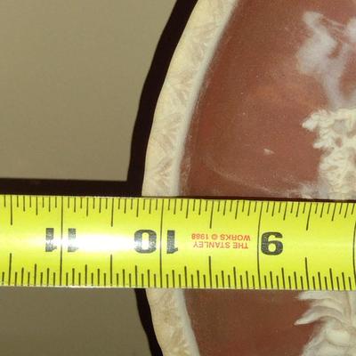 'She was a Phantom of Delight' Incolay Stone Plate by Gayle Bright Appleby- Approx 10 1/4" in Diameter