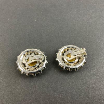 -113- BELLINI | New Old Stock Reproduction Clip Earrings | Marked