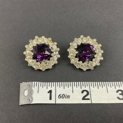 -113- BELLINI | New Old Stock Reproduction Clip Earrings | Marked