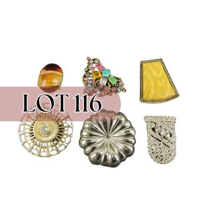 -116- COSTUME JEWELRY | Assorted Shoe Buckles