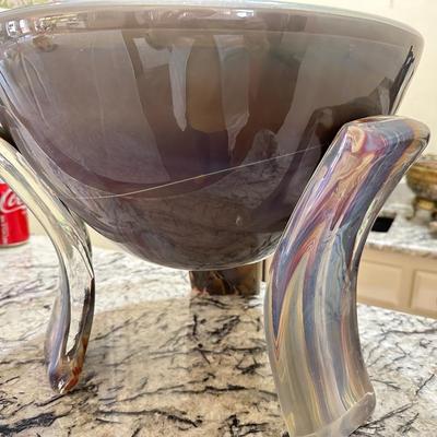 Decor -Zanetti Murano MCM XLarge Studio Art Glass Bowl