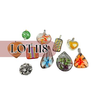 -118- COSTUME JEWELRY | Miscellaneous Assorted Pendants