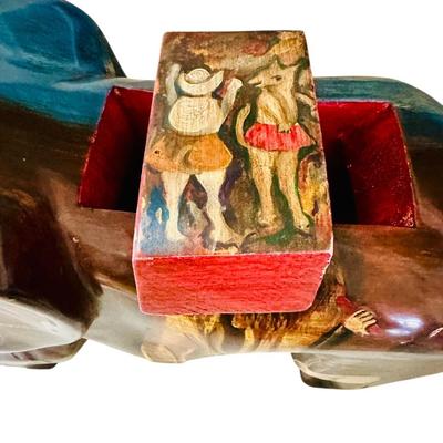 Decor - Hand painted Elephant Box