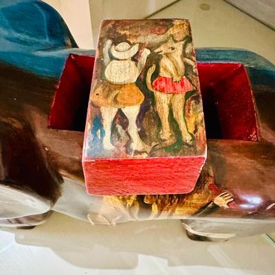 Decor - Hand painted Elephant Box