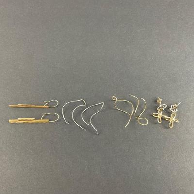 -120- GOLD | Assorted Pairs Of Earrings | Marked