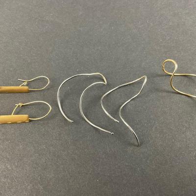 -120- GOLD | Assorted Pairs Of Earrings | Marked