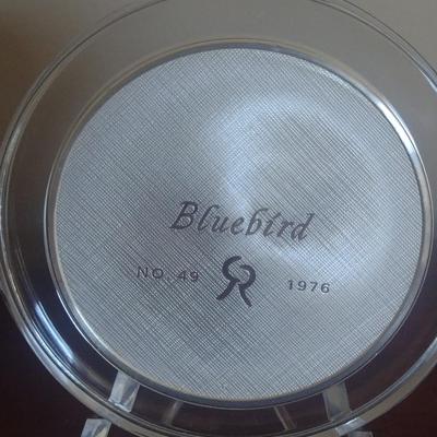 Franklin Mint Roberts Birds Sterling Silver Medal- Bluebird- Approx Weight 66 Grams