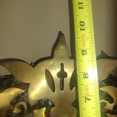 Brass Flower Holders- Goose and Wall Pocket for Hanging