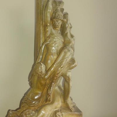 Greek Achilles Statue- Approx 14 1/4" Tall