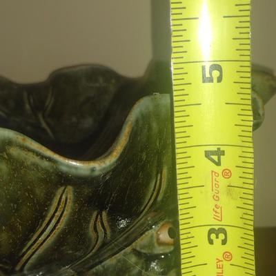 Porcelain Frog and Lily Bowl- Approx 10 1/4" in Diameter