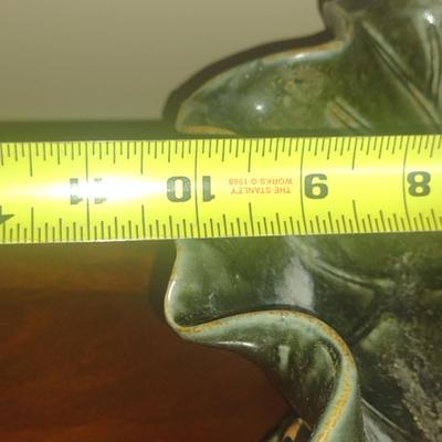 Porcelain Frog and Lily Bowl- Approx 10 1/4" in Diameter