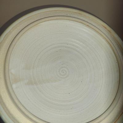 Covered Pottery Baker/Vegetable Bowl- Signed by Artist- Approx 9" in Diameter