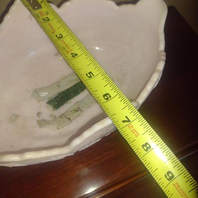 Vintage Jeannette Shell Pink Milk Glass Bowl- Lombardi Pattern