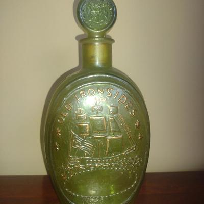 Old Ironsides Glass Decanter with Stopper