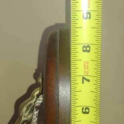 Pair of Jans of London Brass Anchor on Wood Bookends