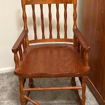 Vintage Wood chair & dresser