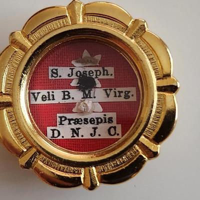 Saint's Reliquary Case - St. Joseph, Veil of Mary and Crib of Jesus