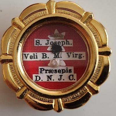 Saint's Reliquary Case - St. Joseph, Veil of Mary and Crib of Jesus