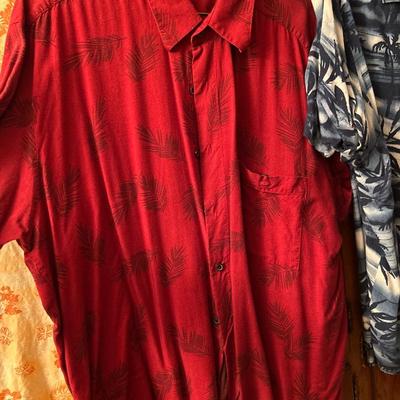 Hawaiian style shirts