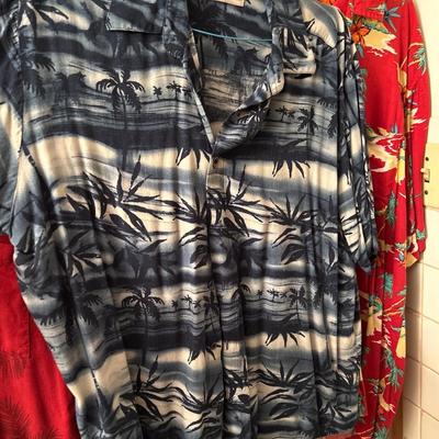 Hawaiian style shirts