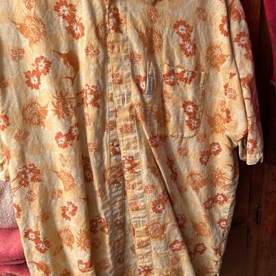 Hawaiian style shirts