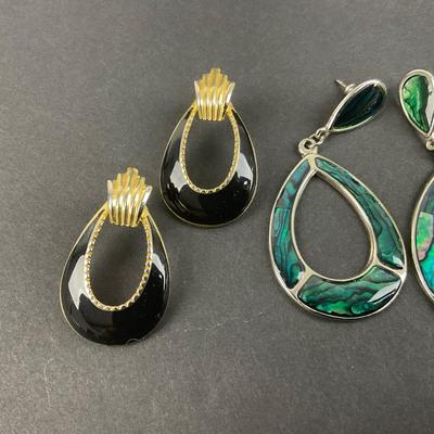 -126- COSTUME JEWELRY | Assorted Enamel Earrings