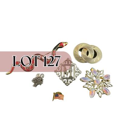 -127- COSTUME JEWELRY | Miscellaneous Brooches & Pins