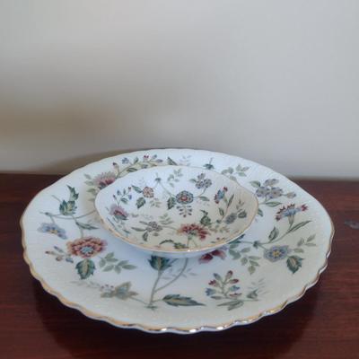 Andrea by Sadek Buckingham Cake Plate Set