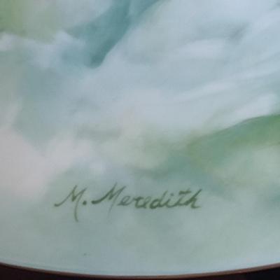 Hand Painted Cake Plate- Approx 11" in Diameter