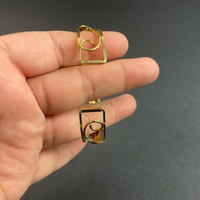 -128- JEWELRY | Krementz Rose gold Tone Bracelet, Necklace, Earrings, & Pin | Diamond