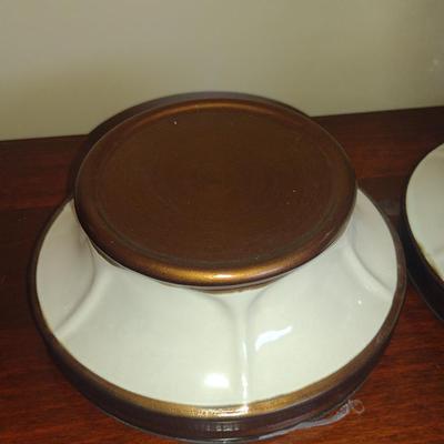 Set of Three Mikasa Crackle Glass Hurricane Candle Holders