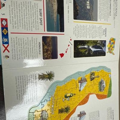 America states puzzle book