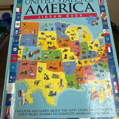 America states puzzle book