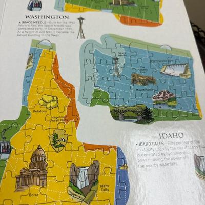 America states puzzle book