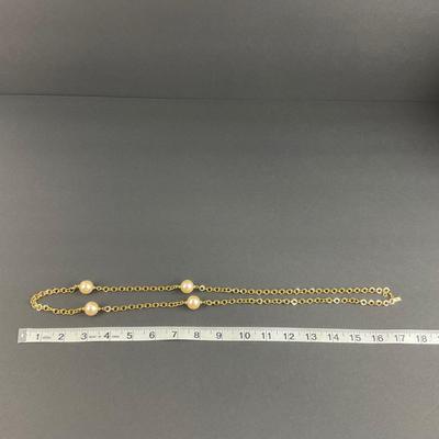 -130- MONET | Gold Tone Assorted Necklaces | Marked