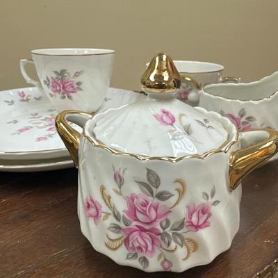 Vintage Lefton tea set for two