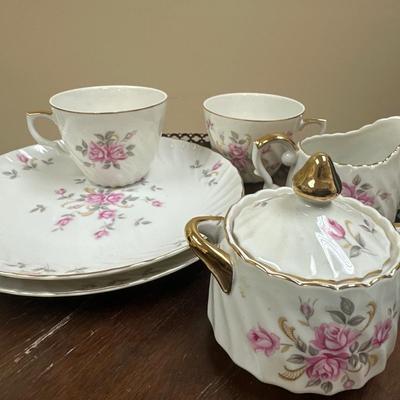 Vintage Lefton tea set for two