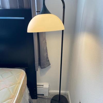 Black floor lamp