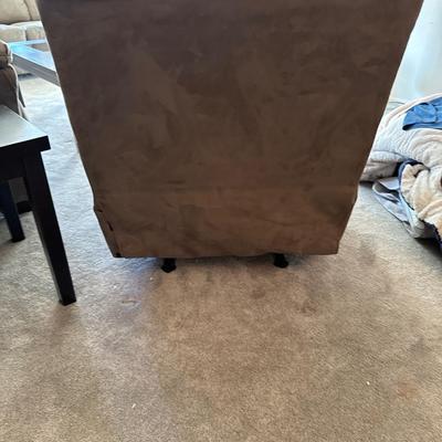 Brown suede rock