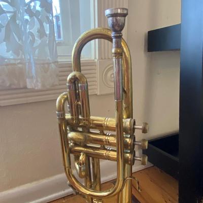 VINTAGE ELKHART TRUMPET BUILT BY BUESCHER